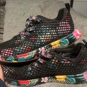 NOBULL Black Floral Athletic Shoes